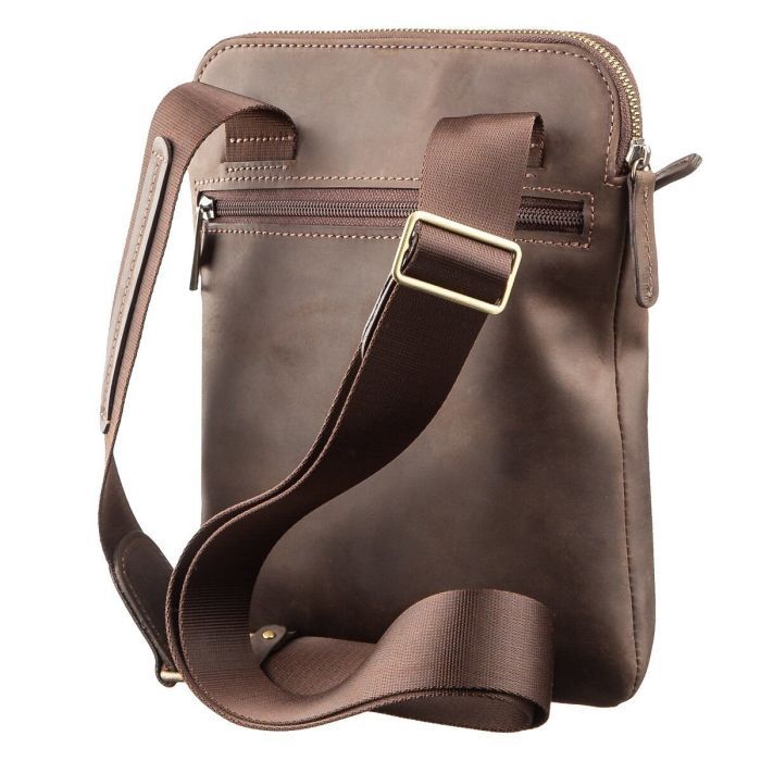 Сумка Shvigel Из винтажной кожи Коричневая (11180) изображение 2