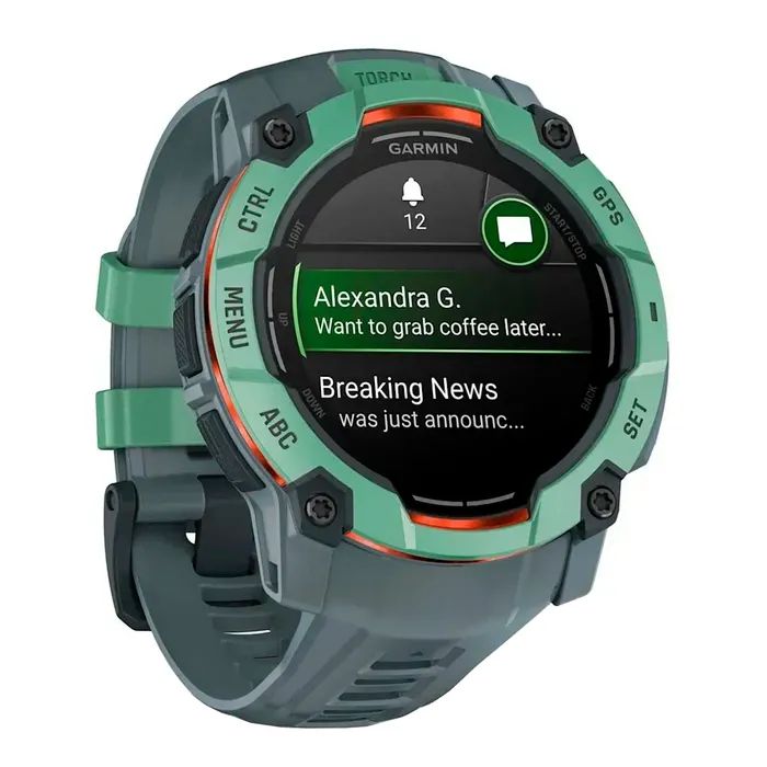 Смарт-часы Garmin Instinct 3, 50mm, AMOLED, Neotropic Bezel with Twilight Band, GPS смарт-годинник (010-03020-01)