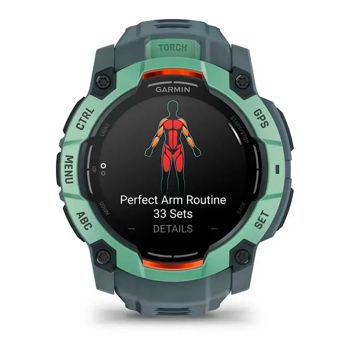 Смарт-часы Garmin Instinct 3, 50mm, AMOLED, Neotropic Bezel with Twilight Band, GPS смарт-годинник (010-03020-01) изображение 3