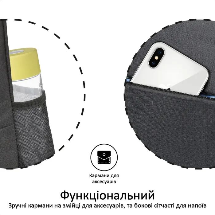 Рюкзак для ноутбука Promate 15.6" Alpha-BP black (alpha-bp.black) изображение 4