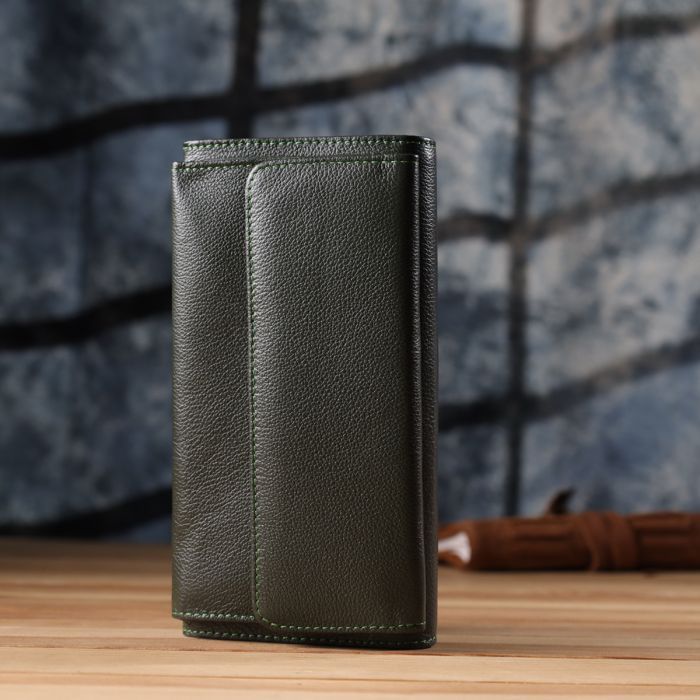 Кошелек ST Leather Из натуральной кожи Зеленый (23068) изображение 10