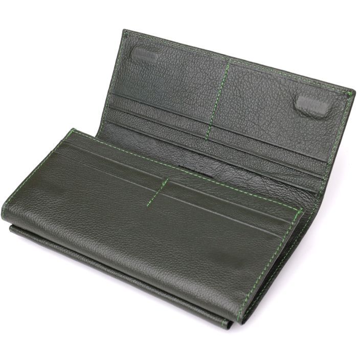 Кошелек ST Leather Из натуральной кожи Зеленый (23068) изображение 6