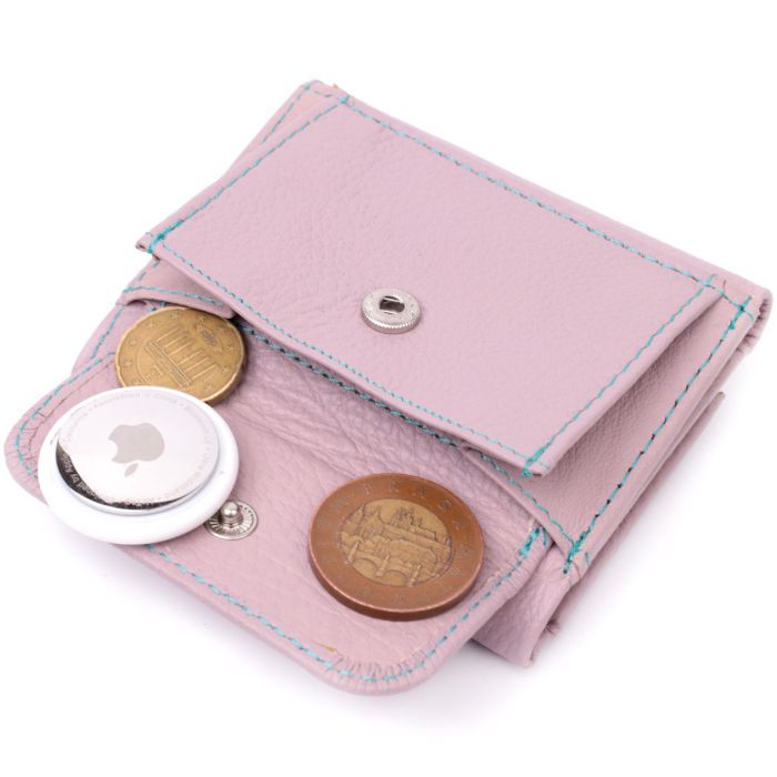 Гаманець ST Leather З натуральної шкіри Бежевий (19503) зображення 7