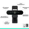 Веб-камера Logitech Brio 4K Ultra HD Graphite (960-001718) изображение 5