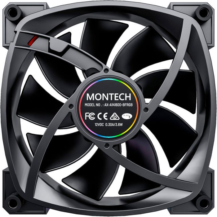 Кулер для корпуса MONTECH RX120 PWM (B31) изображение 6