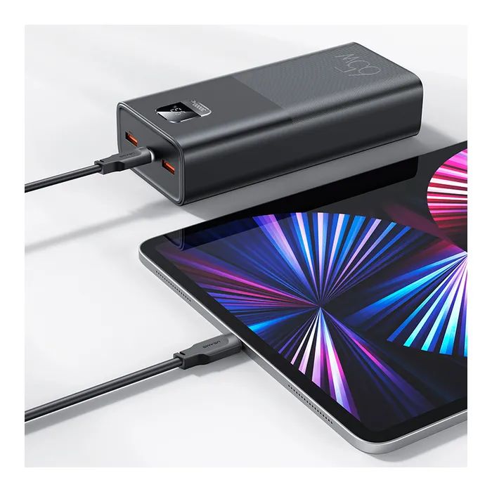 Батарея універсальна Usams PB68 30000mAh PD/3.0/65W, QC/3.0, Black (ATXLOGTC01) зображення 4