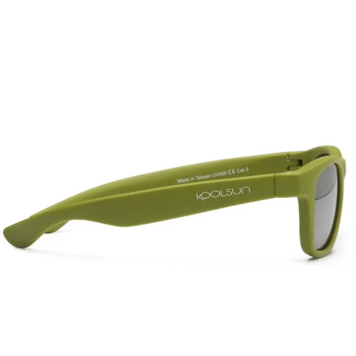 Детские солнцезащитные очки Koolsun Wave, 3-10 років хакі (KS-WAOB003) изображение 2