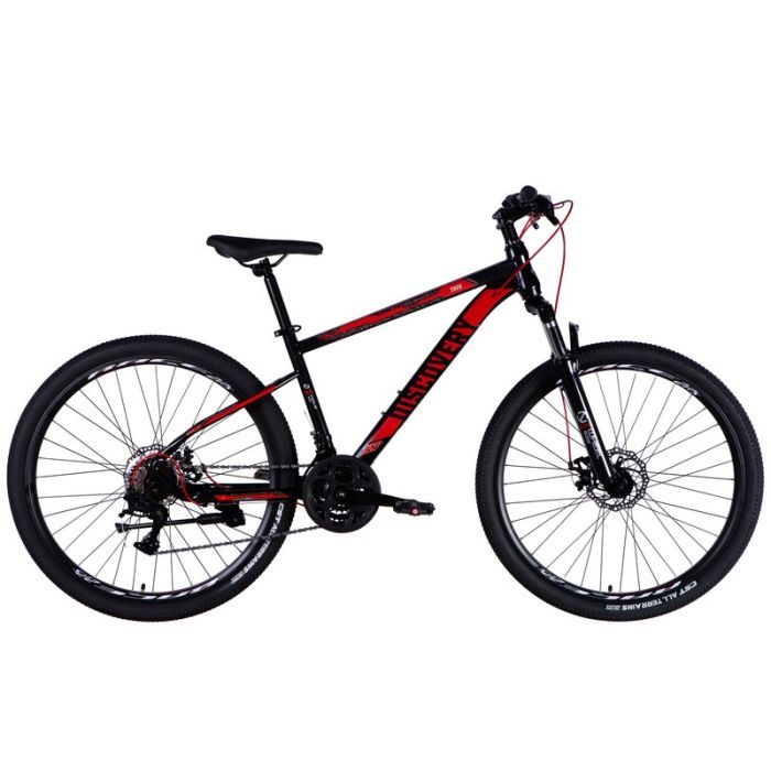Велосипед Discovery 27.5" TREK DD рама-16" ST 2025 чорно-червоний (OPS-SP-27.5-044)