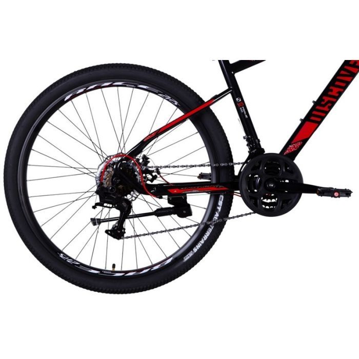 Велосипед Discovery 27.5" TREK DD рама-16" ST 2025 чорно-червоний (OPS-SP-27.5-044) изображение 4