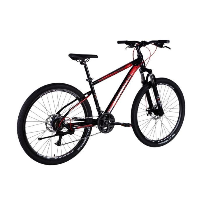 Велосипед Discovery 27.5" TREK DD рама-16" ST 2025 чорно-червоний (OPS-SP-27.5-044) изображение 5