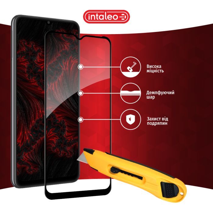Стекло защитное Intaleo Full Glue Samsung A32 5G Black (1283126541742) изображение 5