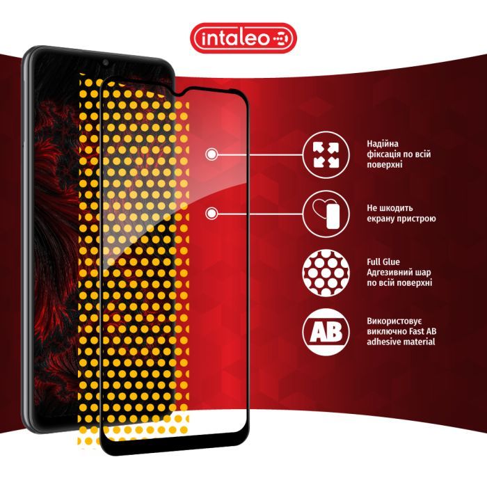 Стекло защитное Intaleo Full Glue Samsung A32 5G Black (1283126541742) изображение 7