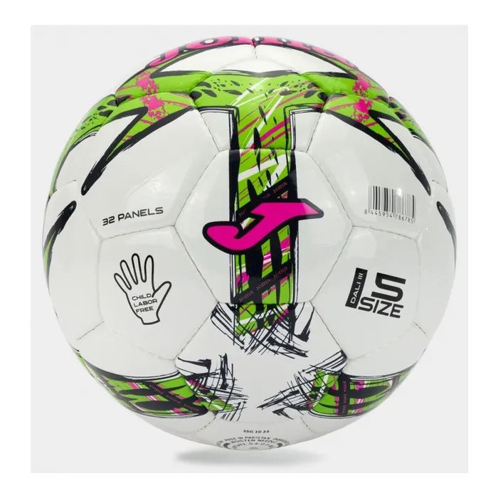 М'яч футбольний Joma Dal III (401412.216) Уні 4 Біло-салатовий (8445954786761) зображення 2