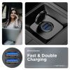 Зарядное устройство Armorstandart 2xUSB QC3.0 Grey + cable USB-C (ARM82459) изображение 3