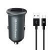 Зарядное устройство Armorstandart 2xUSB QC3.0 Grey + cable USB-C (ARM82459)