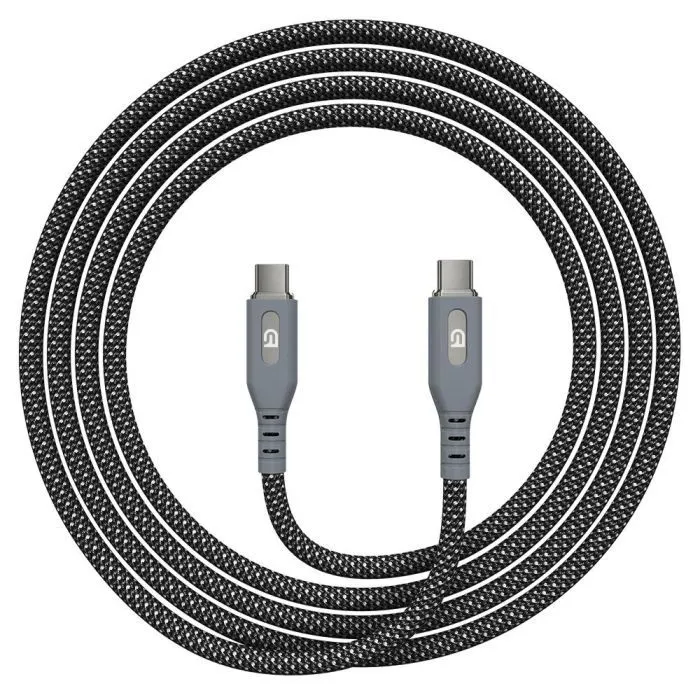 Дата кабель USB-C to USB-C 1.0m Magnetic 60W Black Armorstandart (ARM75513)