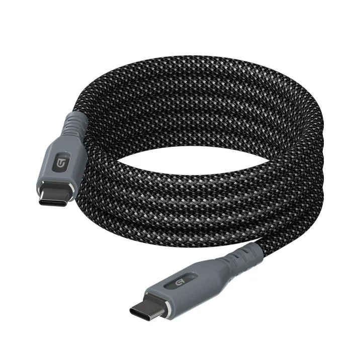 Дата кабель USB-C to USB-C 1.0m Magnetic 60W Black Armorstandart (ARM75513) изображение 2