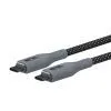 Дата кабель USB-C to USB-C 1.0m Magnetic 60W Black Armorstandart (ARM75513) изображение 3