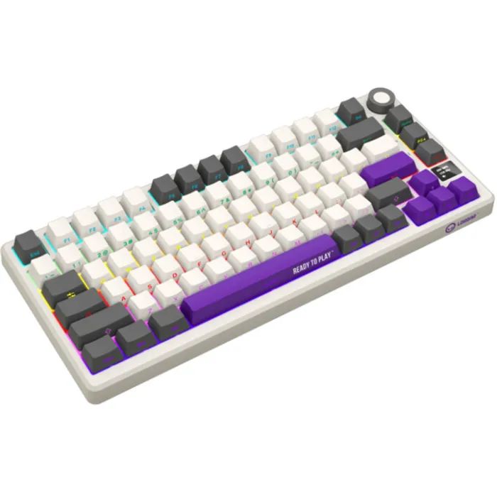 Клавіатура Lorgar KBP7075W Pro RGB Wireless/Bluetooth/USB UA Beige (LRG-KBP7075W-RT-US) зображення 4