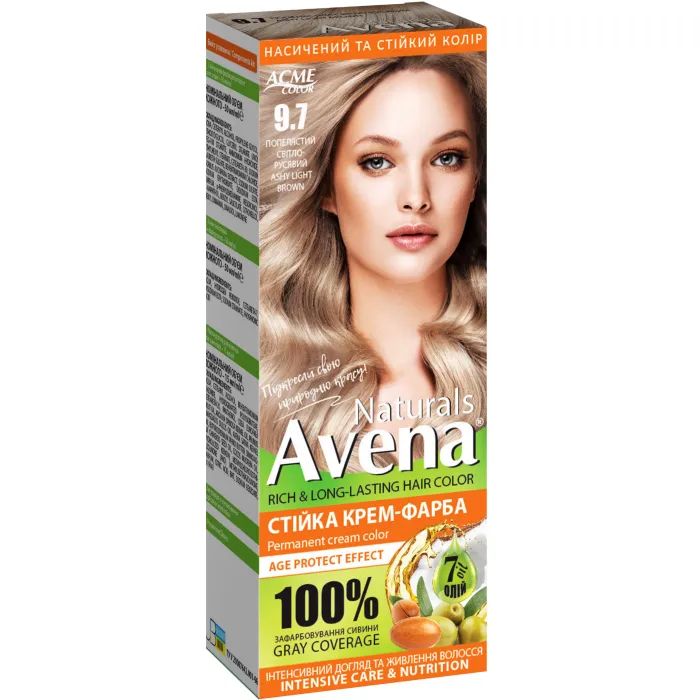 Краска для волос Acme Color Avena Naturals Стойкая 7.1 - Cold Blonde Brown (4823115503121)