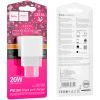 Зарядний пристрій HOCO CS13A Ocean USB-C PD20W White (6942007603812) зображення 4