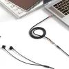 Переходник USB-C to 2x3.5mm F 1.0m NB-R269B black XO (NB-R269B.black) изображение 5