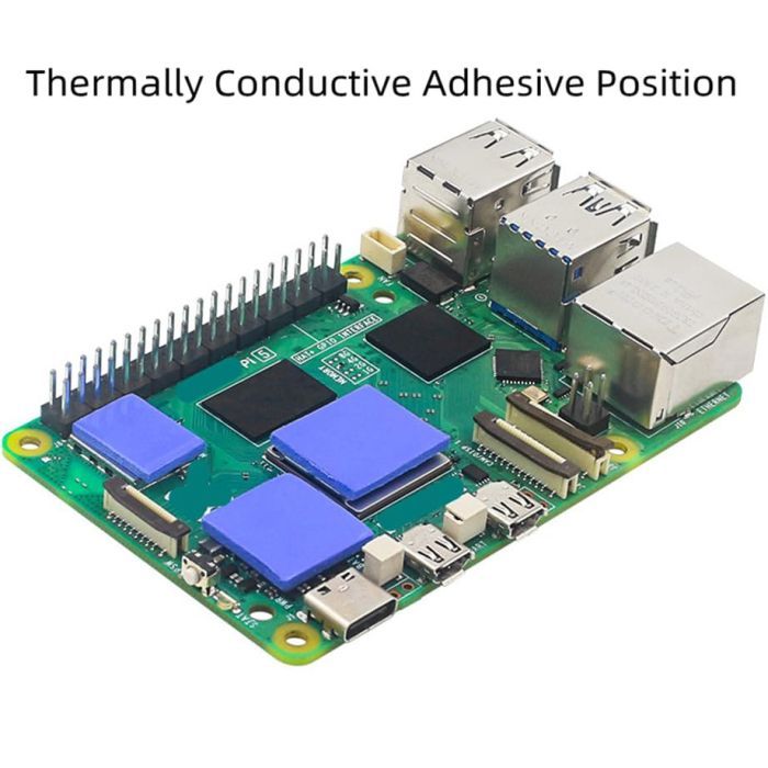 Радиатор охлаждения Raspberry Pi с вентилятором для Raspberry Pi 5 (RA800) изображение 2