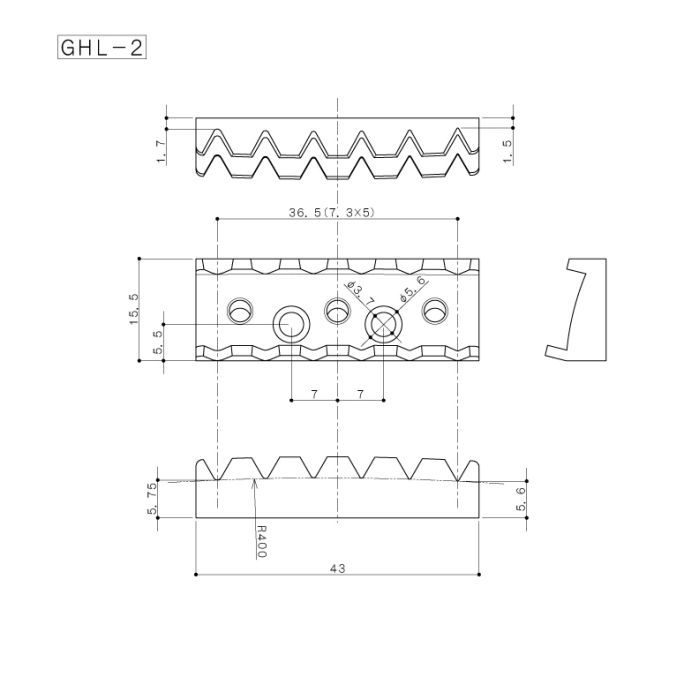 Поріжок для гітари Gotoh GHL-2 B зображення 3