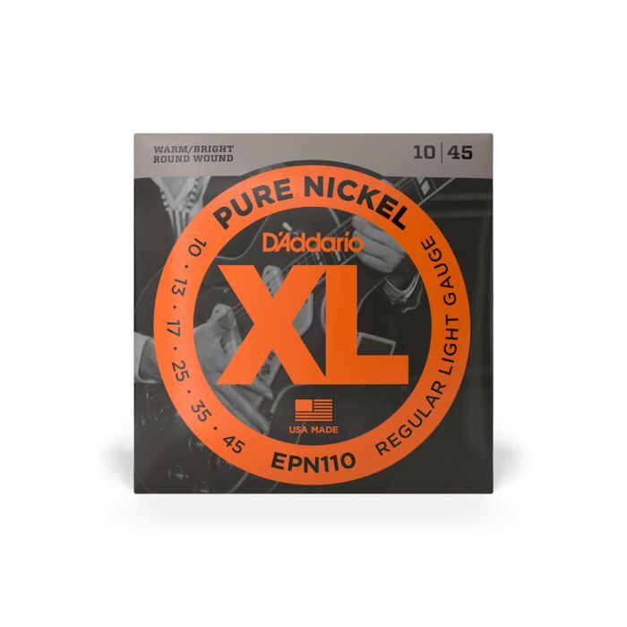 Струны для гитары D'Addario XL Pure Nickel Regular Light (10-45) (EPN110)