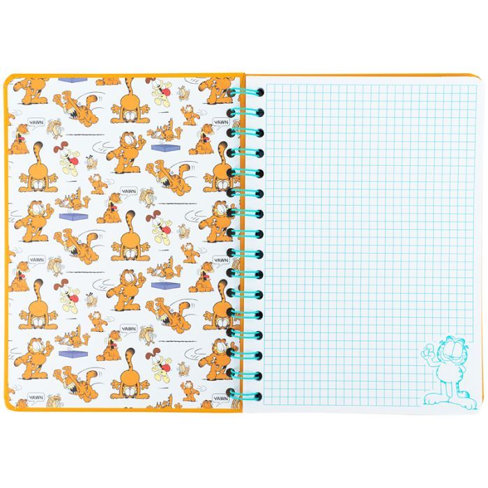Блокнот Kite на спирали A5 Garfield , 80 листов, клетка (GF25-190) изображение 2