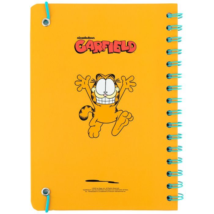 Блокнот Kite на спирали A5 Garfield , 80 листов, клетка (GF25-190) изображение 3
