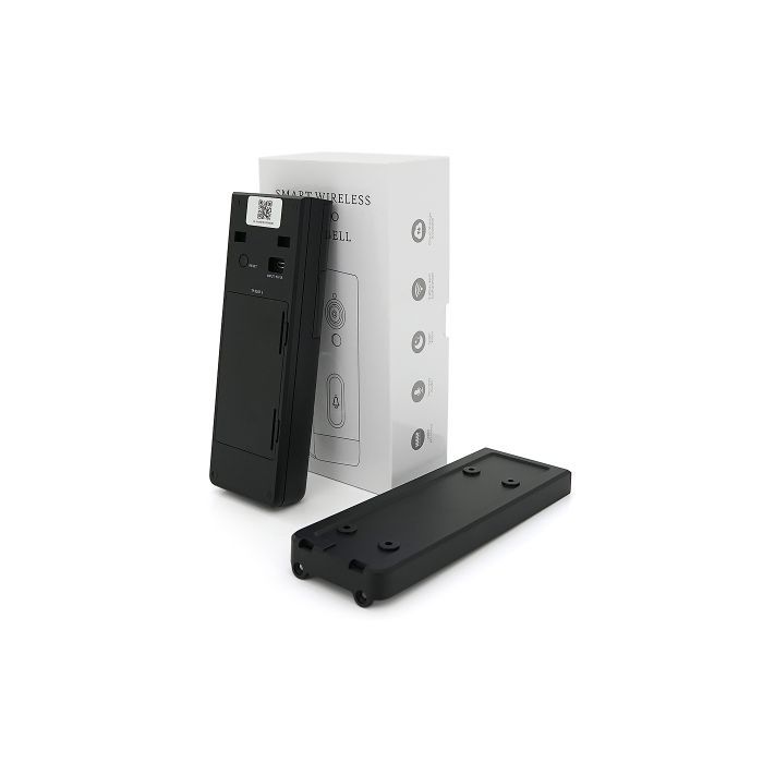 Дверний дзвінок YOSO Wi-Fi video 2MP battery -18650 SD card black (DoorVision-WIFI-02-2) зображення 2