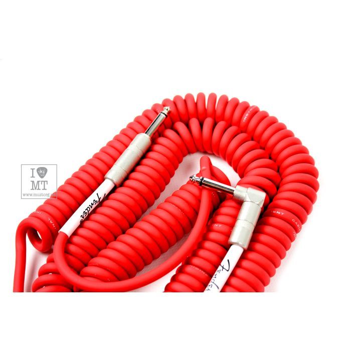 Инструментальный кабель Fender Cable Original Series 30' Coils Fiesta Red (228410) изображение 2