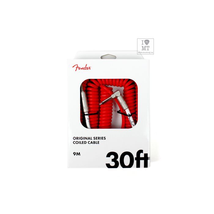 Инструментальный кабель Fender Cable Original Series 30' Coils Fiesta Red (228410) изображение 5