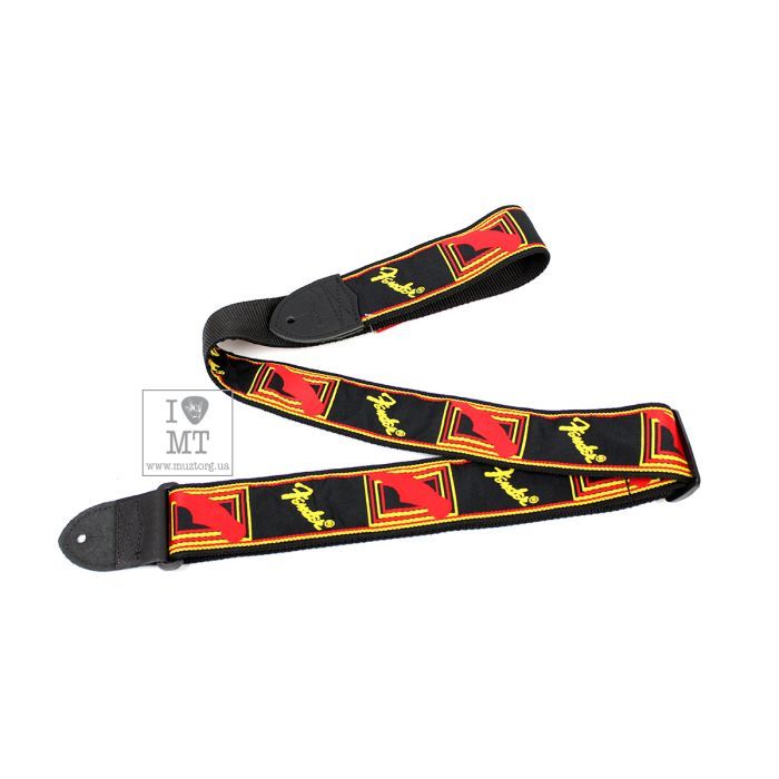 Ремінь для гітари Fender Strap 2" Monogrammed Red/White/Blue (14487) зображення 4