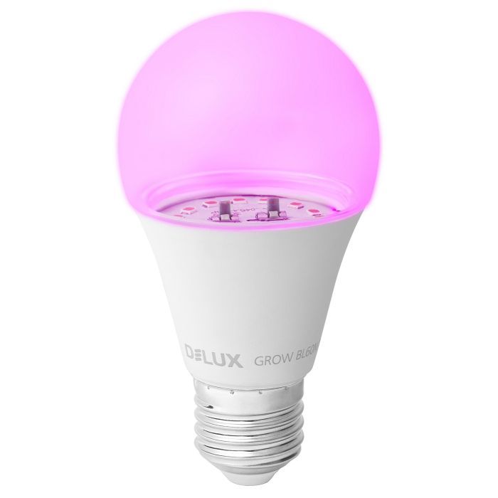Лампочка Delux GROW BL 60N 11 Вт_230В E27 (90023253) изображение 2