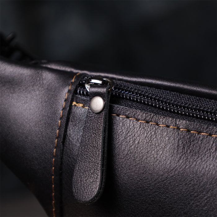 Сумка Shvigel Из натуральной кожи Черная (23125) изображение 10