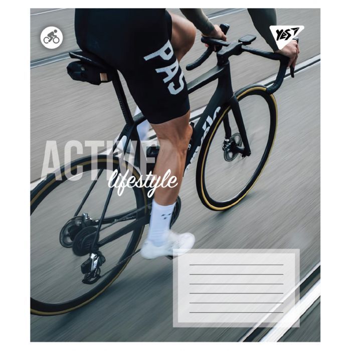 Зошит Yes Active lifestyle А5 48 аркушів клітинка (767712) зображення 4