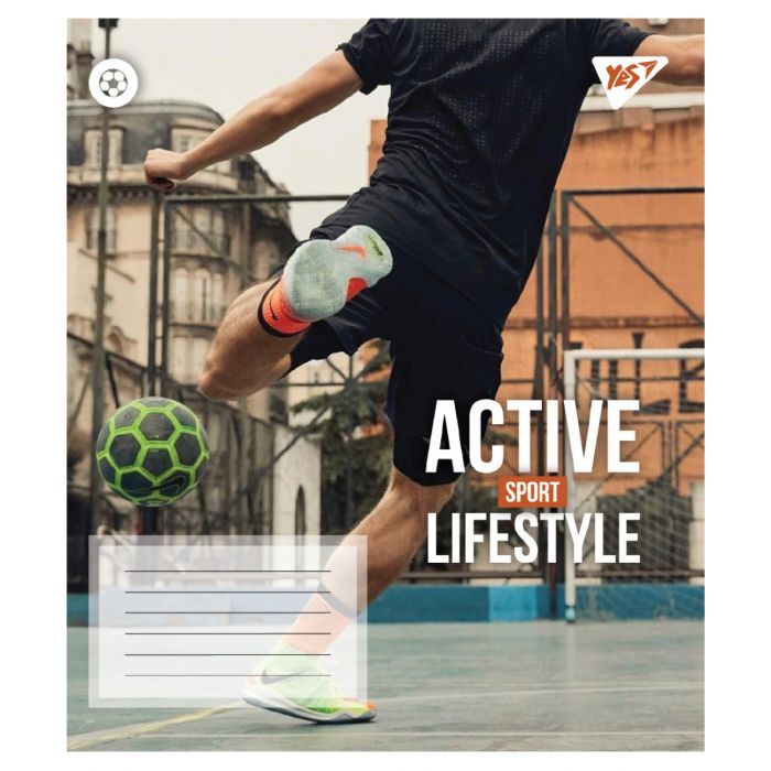 Зошит Yes Active lifestyle А5 48 аркушів клітинка (767712) зображення 6