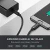 Дата кабель USB 2.0 AM to Lightning + Micro 5P + USB-C black HOCO (6942007608794) зображення 4