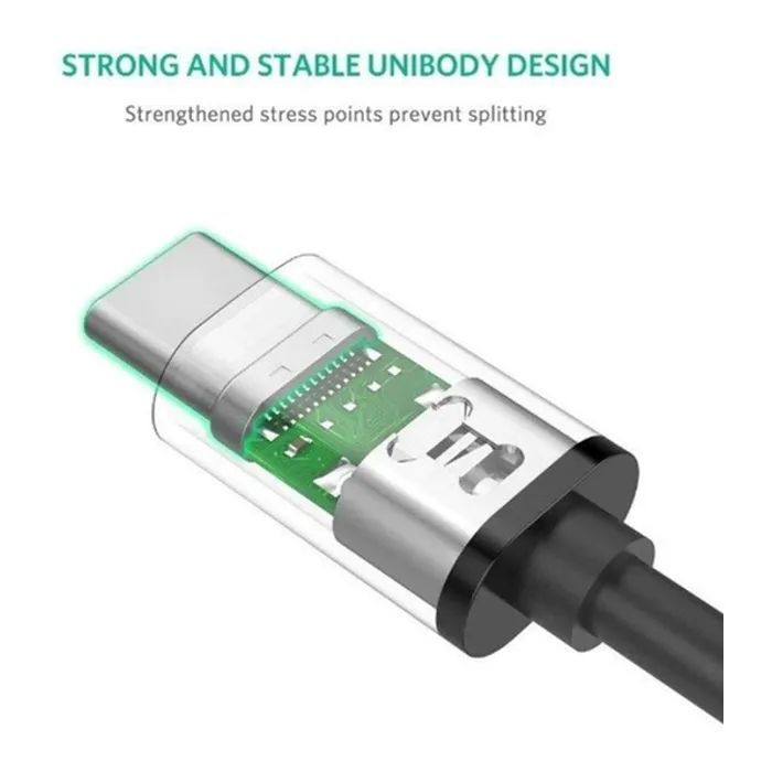 Дата кабель USB 2.0 AM to Lightning + Micro 5P + USB-C black HOCO (6942007608794) зображення 5