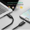 Дата кабель USB 2.0 AM to Lightning + Micro 5P + USB-C black HOCO (6942007608794) зображення 7