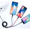 Дата кабель USB 2.0 AM to Lightning + Micro 5P + USB-C 1.2m black XO (XO-NB54-3in1) изображение 3