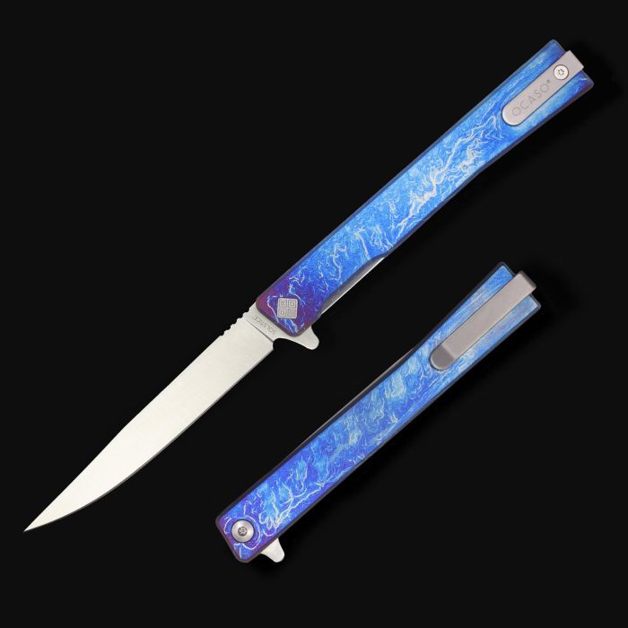 Нож Ocaso Solstice, Anodized titanium, Satin (10DBS) изображение 3
