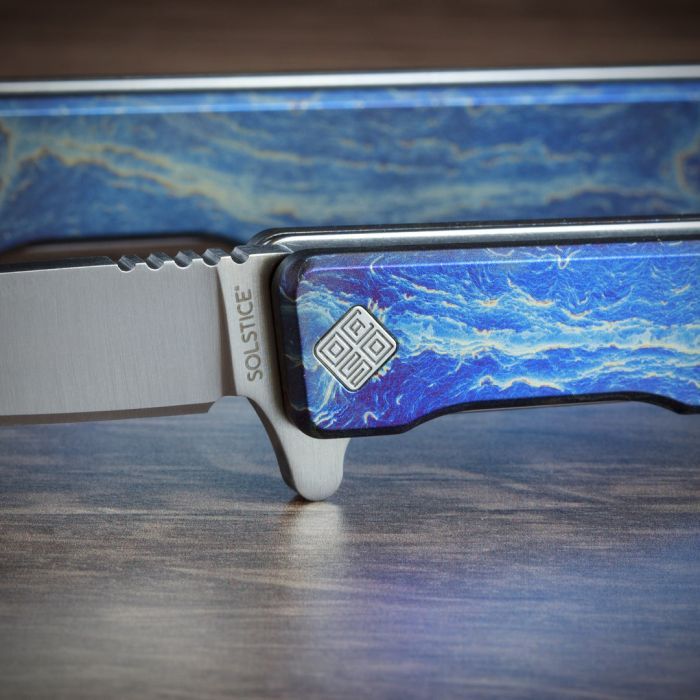 Нож Ocaso Solstice, Anodized titanium, Satin (10DBS) изображение 4
