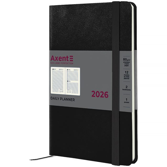 Еженедельник Axent датированный 2026 Partner Strong, 145х210, классический синий (8819-26-38-A)