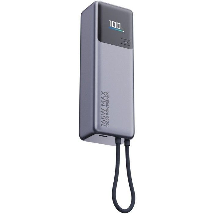 Батарея універсальна Xiaomi 10000mAh 165W Integrated Cable grey (BHR9361GL) зображення 3