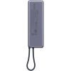 Батарея універсальна Xiaomi 10000mAh 165W Integrated Cable grey (BHR9361GL) зображення 5