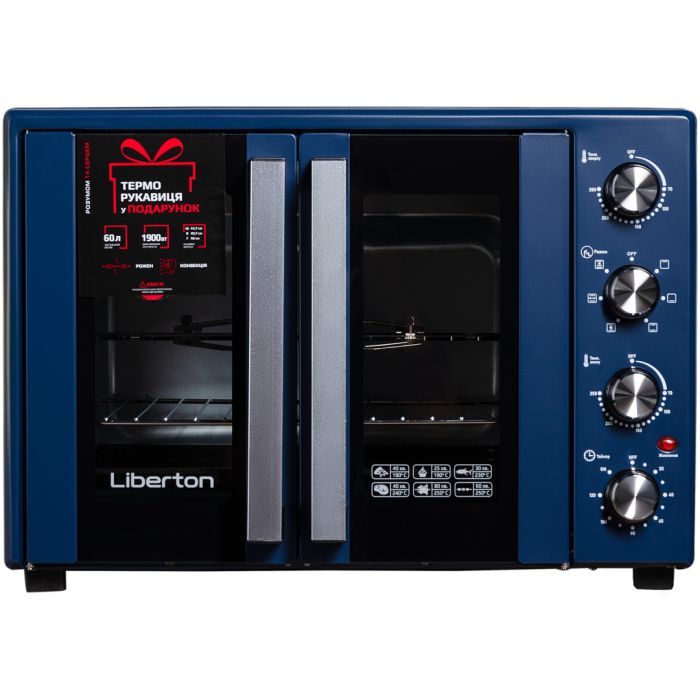 Электропечь Liberton LEO-600 Dark Blue
