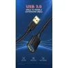 Дата кабель USB 3.0 AM/AF 1.0m US129 black Ugreen (10368) зображення 2